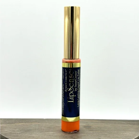 Lipsense Coral-Lina NEW Warm Frost Peach Pink Shimmer Long Last Liquid Lipstick - Picture 2 of 8